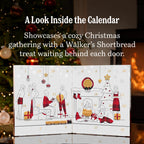Walker’s 2026 Advent Calendar with Shortbread Cookies from Scotland - 24 Count (10.4 oz) - Limited Edition Cookie Box with Christmas Cookies in Various Shapes and Flavors