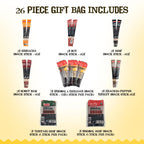 Jerky.com 26pc Meat Sticks Jerky Variety Pack - Beef Jerky Gifts for Men