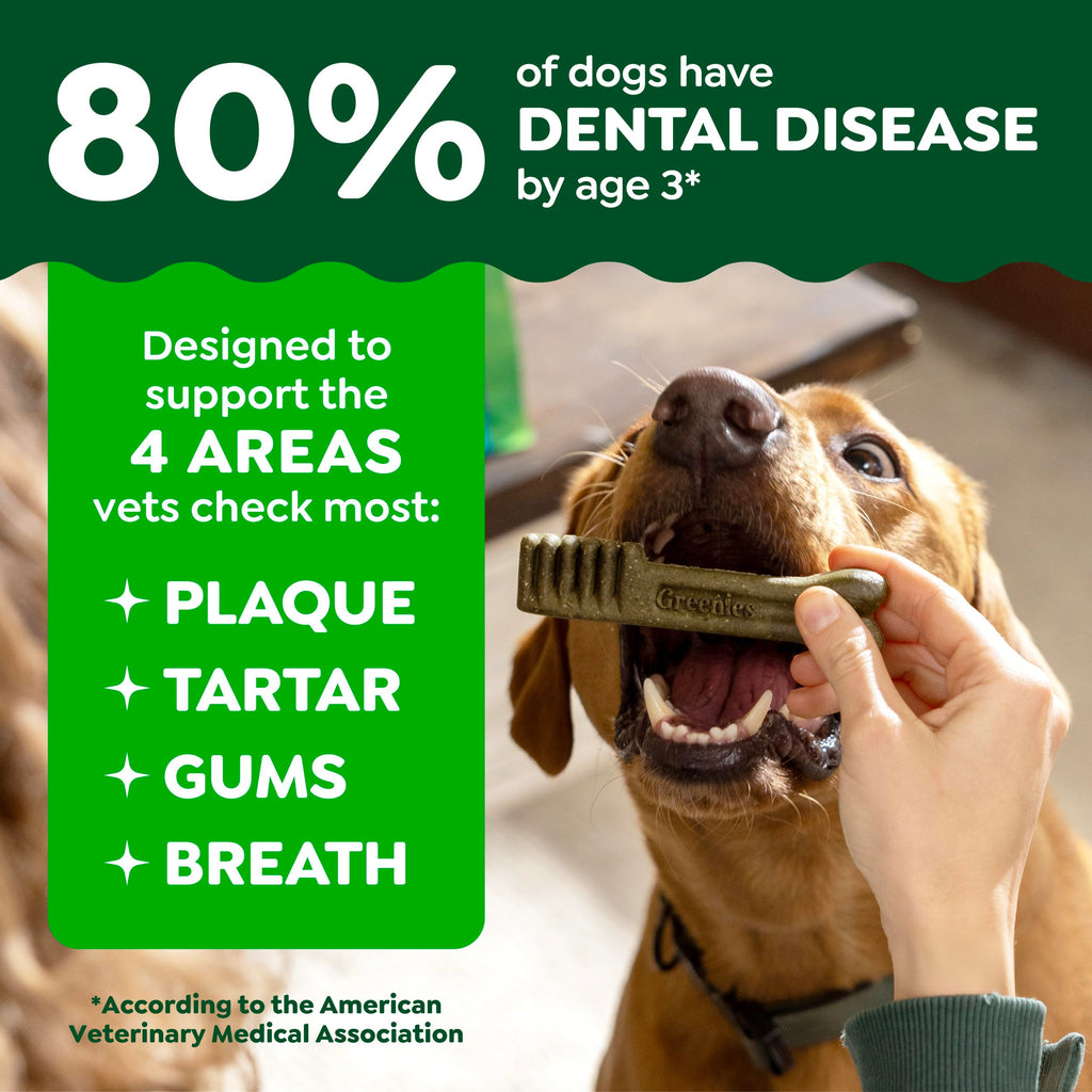 Greenies Teenie Original Natural Dental Dog Treats, Chicken, 192 Count