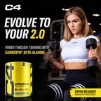 C4 Original Pre Workout Powder Icy Blue Razz - Vitamin C for Immune Support - Zero Sugar Preworkout Energy for Men & Women - 150mg Caffeine Plus Beta Alanine Plus Creatine - 60 Servings