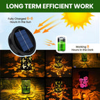 8 Pack Solar Light Replacement Tops(3.23 Inch Top, 2.83 Inch Bottom), Waterproof Replacement Solar Lantern Parts for Outdoor Hanging Lanterns DIY Table Lights Garden Patio Decor