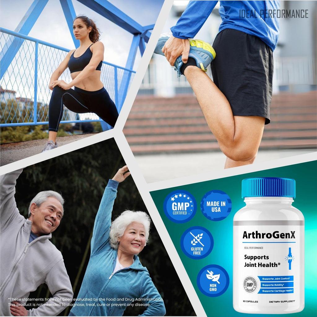 ArthroGenX Joint Supplement Capsules, Official ArthroGenX Maximum Joint Relief Pills, Maximum Strength, Natural Support Joint Flexibility, Comfort & Movement, Arthro Gen X Reviews (60 Capsules)