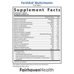 Fairhaven Health FertilAid for Men and Women Combo Fertility Supplements for Men and Women | Count and Motility Support Pre-Conception for Him | Prenatal Vitamin for Her with Vitex and Folate