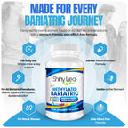 Shiny Leaf Methylated Bariatric Multivitamin with Iron 45mg – Once Daily Capsule, Made in USA, ASMBS Compliant Bariatric Vitamins for Gastric Bypass & Gastric Sleeve, for Men & Women – (90 Count)