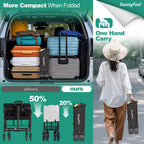 SUNNYFEEL 550L Double Decker Wagon with High Extender & Tailgate