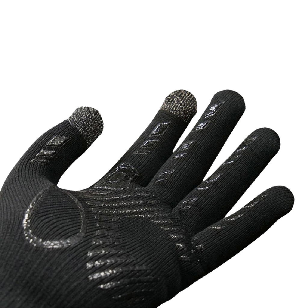 LEAKDRY Waterproof Merino Wool Touchscreen Gloves,3-Layer Inusulated Thermal Winter Gloves,Windproof for Hiking Skiing Unisex (Black, L)