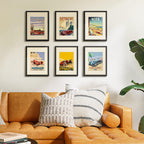 upsimples 12x16 Picture Frame, Gallery Wall Frames Set of 5, Black