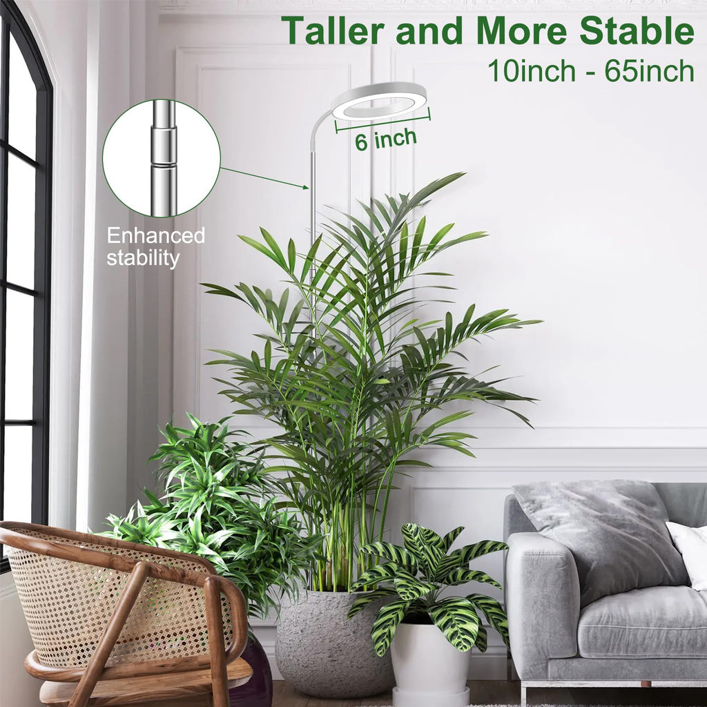 wolezek Grow Lights for Indoor Plants Full Spectrum, 80 LEDs Grow Light