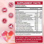 Totaria Beetroot Capsules 2230mg Support Blood Pressure & Heart Health, Nitric Oxide Supplement with Grape Seed, Hawthorn, Garlic & CoQ10, Blood Flow Beet Root Powder | 120 Count
