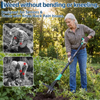 Garvee 40" Long Handle Stand Up Weed Puller - 4-Claw with Ejector Gardening Hand Weeding Tool Easy-Eject Easily Remove Weeds Without Bending, Pulling, or Kneeling.