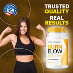 (3 Pack) BurnFlow Capsules ��� Daily Formula with a Clean, Natural Blend to Support Body Goals, Fitness & Health | Just 2 Burn Flow Pills a Day for an Active, Balanced Lifestyle (180 Capsules)
