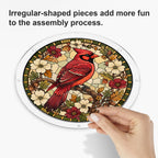 UNIQGIFTS Acrylic Puzzle Suncatcher, Sun Catchers Puzzle for Window Hanging