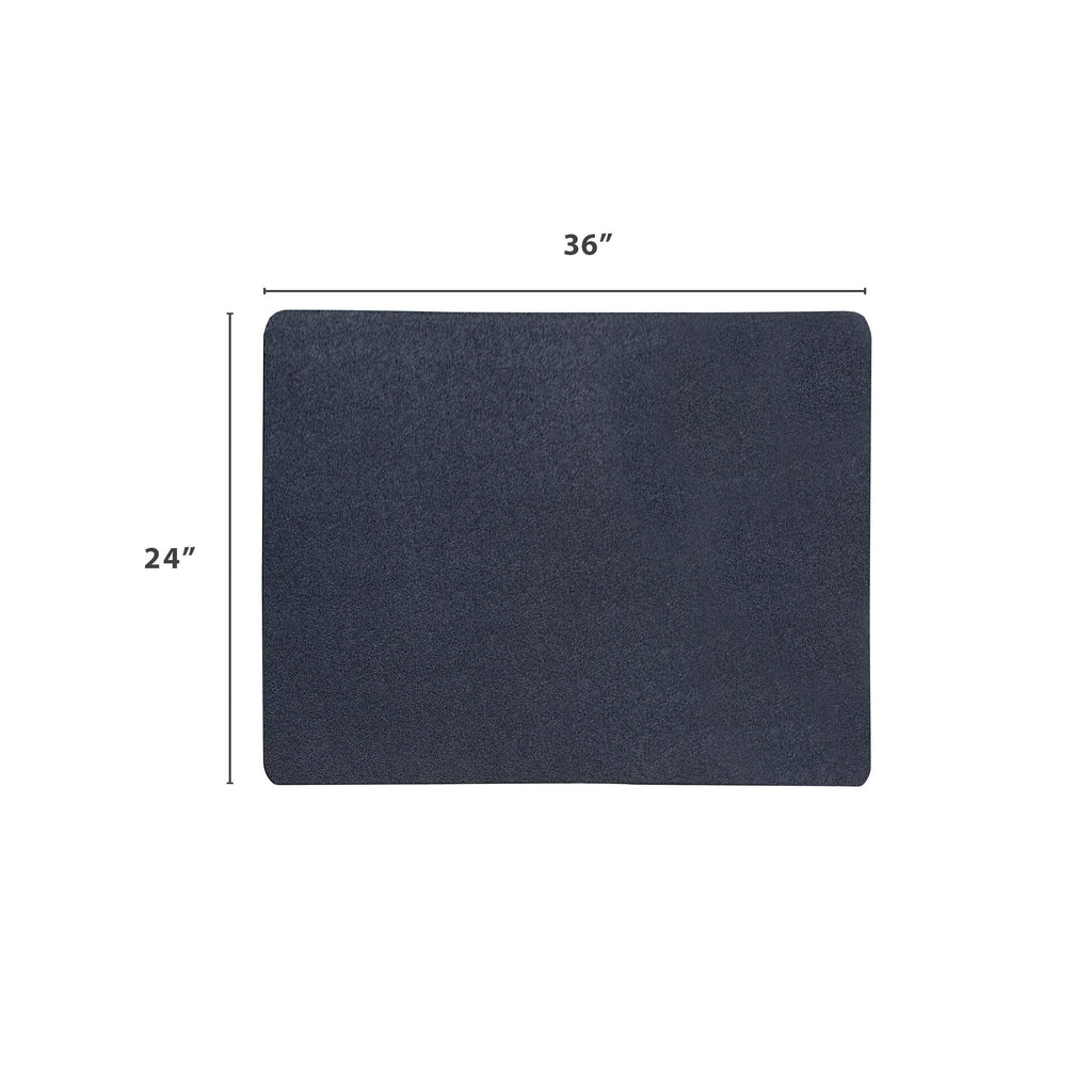VersaTex Multi-Purpose Recycled Rubber Floor Mat for Indoor or Outdoor Use, Utility Mat for Entryway, Tool Bench, Garage, Under-Sink, Patio, and Door ; 24" x 36", Black