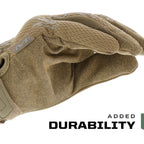 Mechanix Wear: The Original Coyote Tactical Work Gloves with Secure Fit, Flexible Grip for Multi-purpose Use, Durable Touchscreen Safety Gloves for Men (Large, Coyote Brown)