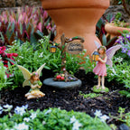 PRETMANNS Fairies for Fairy Garden Accessories Outdoor, 3 Piece Kit