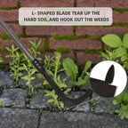 KLDOLLAR Crack Weeder, Long Handle Crevice Weeding Tool, 48" Weeder Tool