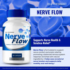 Nerve Flow for Neuropathy Supplements, Nerve Flow Capsules Advanced Nerve Health Pills Extra Strength All Natural Healthy Circulation & Stable Levels, Advanced NerveFlow Support Reviews (2 Pack)