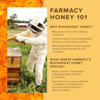 Farmacy Vitamin C + Peptide Hydrating Lip Balm - Lip Smoothie Moisturizing + Plumping Treatment - Smooths Lines with a High-Gloss Finish - Honey Vanilla (10g)