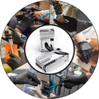 AMMEX Black 3 mil Nitrile Disposable Gloves Latex Free Medium Case of 1000