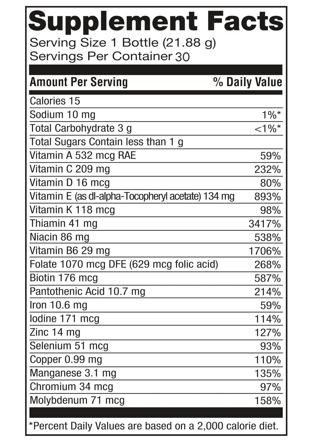 WZBIO Optizen Immune – Multivitamin & Mineral with Vitamin C, B1, B6, Zinc & Selenium – Supports Immune Health, Energy & Recovery 30-Day Supply