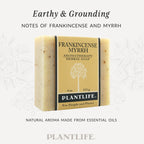 Plantlife Frankincense Myrrh 3-Pack Bar Soap - Moisturizing and Soothing Soap for Your Skin - Hand Crafted Using Plant-Based Ingredients - Made in California 4oz Bar