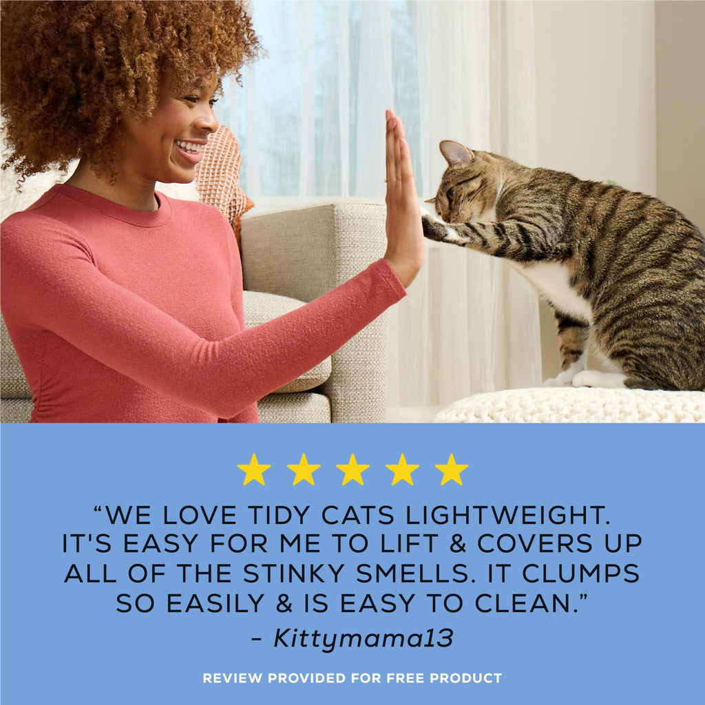 Purina Tidy Cats LightWeight 4-in-1 Strength Cat Litter, 17 lb