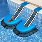 SDLDEER Animal Saving Escape Ramp Critters, 2Pcs Frog Saver Pads Ladder for Swimming Pools Lily Pad for Frogs Float Life Saving Wildlife Duck Creature Rescue Bridge Log Maintenance Kits（Blue）