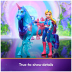 Unicorn Academy, Isabel & River Power of Friendship Set with Translucent Saddle & 2 Power Accessories, Dolls & Unicorn Toys for Girls Ages 4 and up