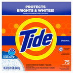 Tide Powder Laundry Detergent, Original Scent, 75 Loads, 85 oz