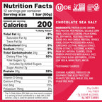 No Cow High Protein Bars, Chocolate Sea Salt - Healthy Snacks, 20g Vegan Protein, High Fiber, Low Sugar, Keto Friendly, Dairy & Gluten Free (12 Count)