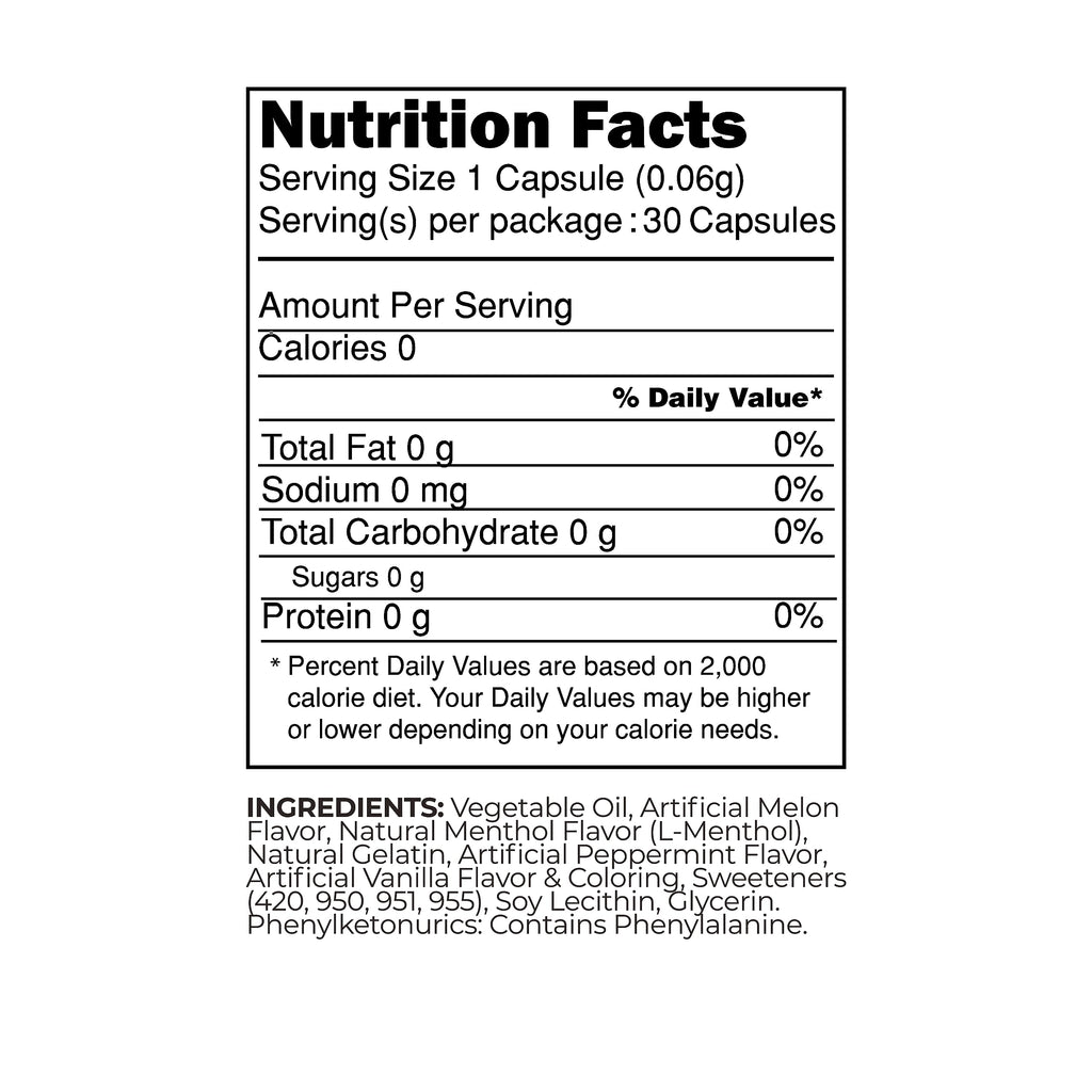 NUDE MINTS | Double Action Liquid Capsules | Mouth Watering Mint - Lasts 3x Longer - 3x Stronger - Extreme Bad Breath Solution For Adults - Sugar Free, 0 Calorie - Melon - 10 Pack - 300 Capsules