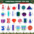 Advent Calendar 2026 Christmas 24 Days Countdown Mini 3D Printed Fidget Toy
