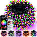 240LED Smart Color Changing String Lights 92FT Halloween Lights App Remote