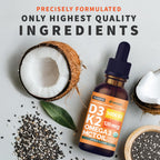 (2 Pack) Organic Vitamin D3 K2 Drops with MCT Oil Omega 3, 5000 IU, Maximum Strength Vitamin D Liquid, No Fillers, Non-GMO Liquid D3 for Faster Absorption, Immune Support (Citrus Flavor, 2 Fl Oz)