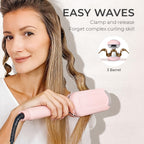 Curling Iron Hair Crimper Waver, TYMO ROVY Beach Waves Hair Curler