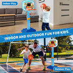 Toddler Basketball Hoop for Ages 2 3 4, Indoor Outdoor Kids Basketball Goal
