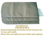 ROODO Pet Stroller Mat,Dog Stroller Cushion,Inner Pad for Exclusive Use,Original,Replaceable,Easy to Clean,Set of 3 pc(Gray)
