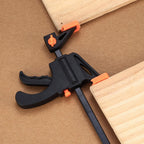 6 Inch Bar Clamps for Woodworking, 2 Pcs Trigger Quick Grip, Mini Clamps for Wood Gluing