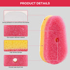 Sponge Refills for Scrub Daddy Dish Daddy - 20 Packs Dish Wand Refills, Scrub Brush Replacement Heads, Dish Brush Replacement Head for Kitchen Cleaning, Pink (Only Sponge Heads)