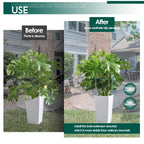 LKSSZS 12 Pack 24 inch Plant Support Stakes, Half-Round Metal Garden Flower Stakes, Large Peony Support Ring and Cage for Indoor and Outdoor Plants, Hydrangea, Tomato, Rose, Monstera with Plant Ties