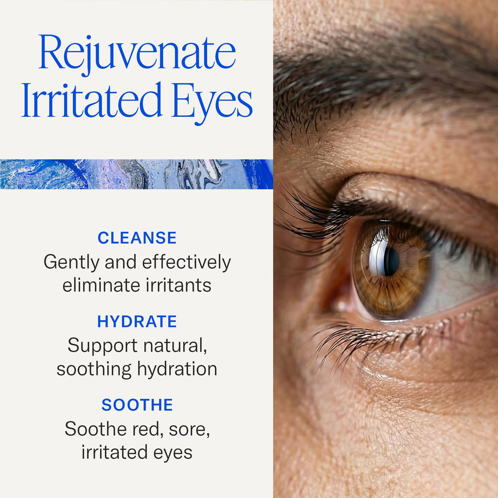 Avenova Eyelid and Eyelash Cleanser Spray - Gentle, Pure Hypochlorous Acid Spray for Eye Irritation - Daily Lash and Eyelid Cleanser - 3-Pack, 20ml Glass Bottle