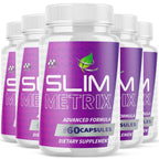 (5 Pack) Slim Metrix Capsules, Official Slim Metrix Pills with All Natural Ingredients,Advanced Weight Management & Wellness Support Supplement, Maximum Strength Healthy Lifestyle Pills (300 Capsules)