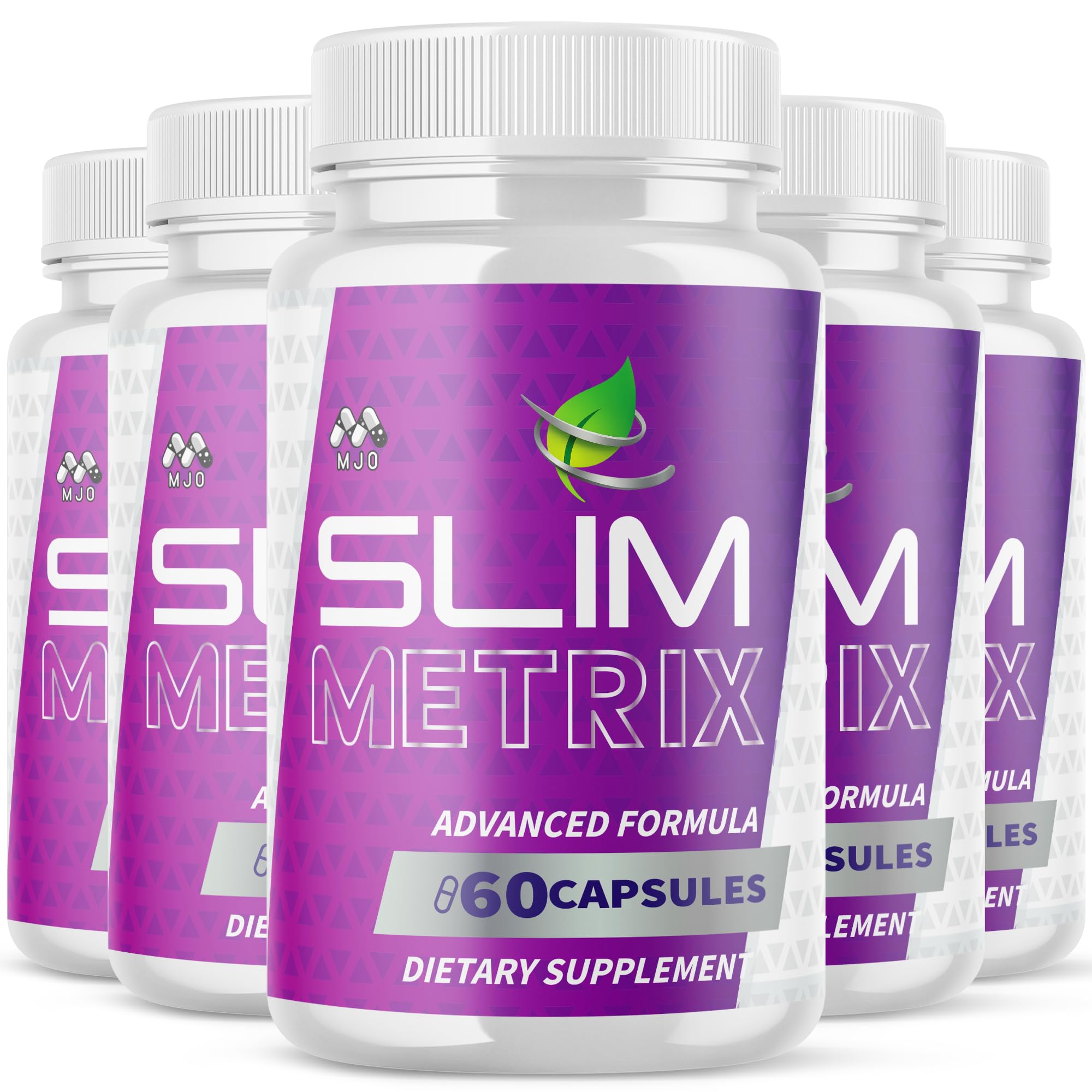 (5 Pack) Slim Metrix Capsules, Official Slim Metrix Pills with All Natural Ingredients,Advanced Weight Management & Wellness Support Supplement, Maximum Strength Healthy Lifestyle Pills (300 Capsules)