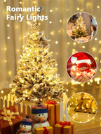 3 PK 78FT 240LED Fairy Lights Battery Operated with Timer Remote Warm White