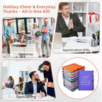 Bermoge 40 Pcs/20 Sets Employee Appreciation Gifts Bulk, Inspirational Notebooks with Motivational Pens for Staff, Thank You Gifts for Coworkers, Teachers,Team, Nurse, DSP, Office, School, Christmas