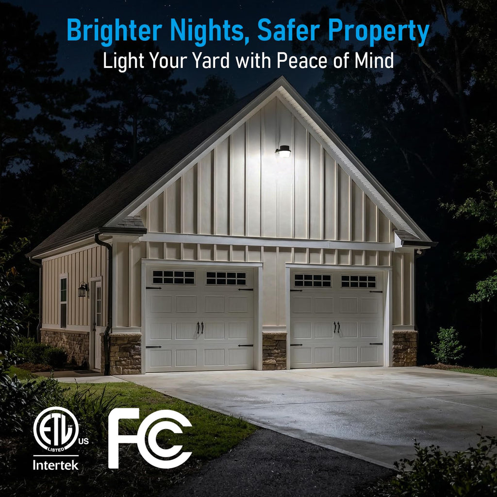 TORCHSTAR LED Barn Light Dusk to Dawn Area Lights Aluminum 5000K Bronze