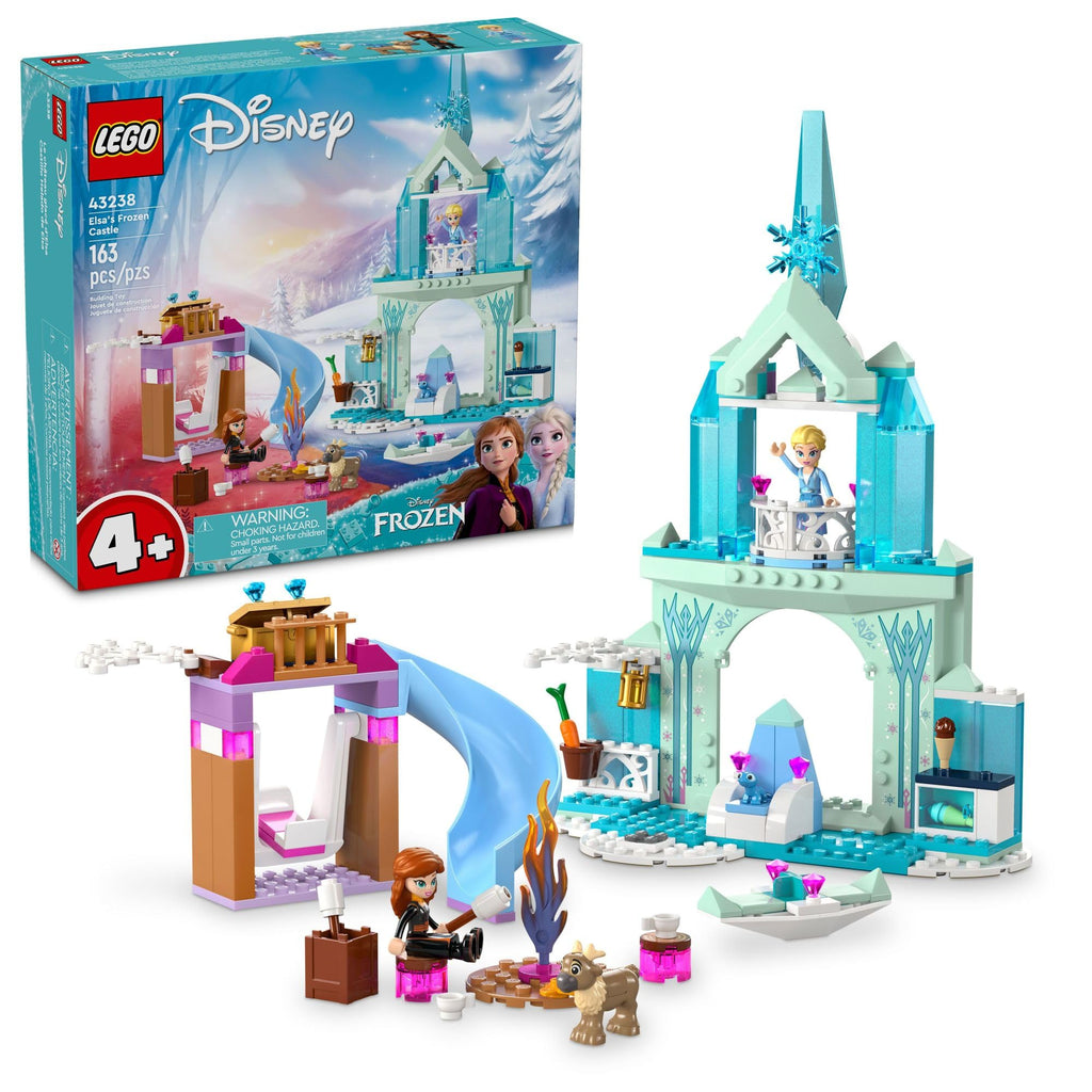 LEGO Disney Frozen Elsa’s Frozen Princess Castle Building Toys Set - Frozen Toys for Kids, Girls & Boys, Ages 4+ - Birthday Gift Idea - 43238