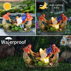 Outdoor Garden Gnome Statue,Solar Gnomes Figurine Birthday Gifts for Mom