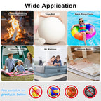 AGPTEK Rechargeable Air Pump, Electric Air Pump 4000mAh Battery Quick-Fill Inflator & Deflator with 3 Nozzles, Lightweight & Portable Perfect for Air Beds, Air Mattresses, Pool Toys & Inflatable