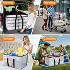 Fab totes Moving Bags Extra Heavy Duty Oversized Storage Bags with Reinforced Handle and Double Zippers,Moving Supplies Totes for Storage Packing Dorm Room Essentials Alternative to Moving Boxes